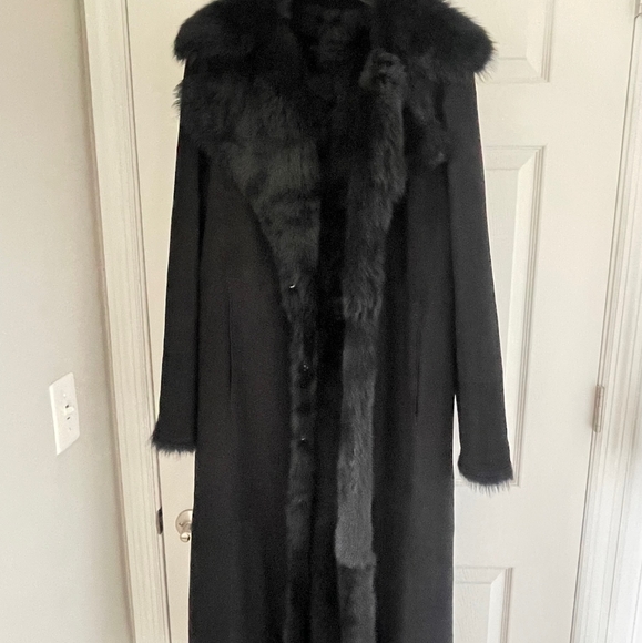 Cole Haan Full length authentic shearling coat